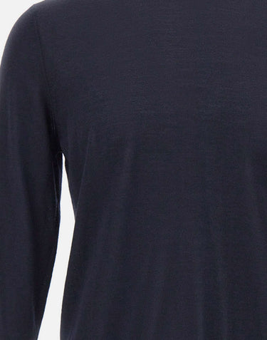 FILIPPO DE LAURENTIIS Maglia in misto lana, seta e cashmere BLUE Uomo 