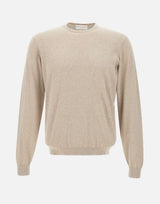 FILIPPO DE LAURENTIIS Maglia "Sea Island" in cotone BEIGE Uomo 