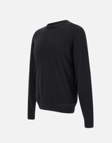 FILIPPO DE LAURENTIIS Maglia "Sea Island" in cotone BLACK Uomo 