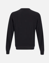 FILIPPO DE LAURENTIIS Maglia "Sea Island" in cotone BLACK Uomo 