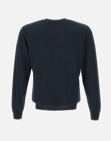 FILIPPO DE LAURENTIIS Pullover in cotone superlight BLUE Uomo 
