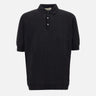 FILIPPO DE LAURENTIIS Polo in cotone BLACK Uomo 