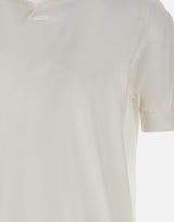 FILIPPO DE LAURENTIIS Polo in cotone WHITE Uomo 
