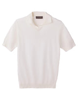 FILIPPO DE LAURENTIIS Polo in cotone WHITE Uomo 