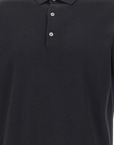FILIPPO DE LAURENTIIS Polo uomo in cotone sublime BLACK Uomo 