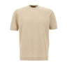 FILIPPO DE LAURENTIIS T-shirt in cotone BEIGE Uomo 