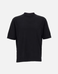 FILIPPO DE LAURENTIIS T-shirt in crêpe di cotone BLACK Uomo 