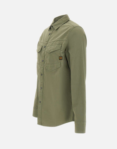 G-STAR RAW Camicia "Dakota Slim" GREEN Uomo 