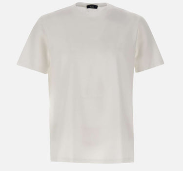 HERNO T-shirt  in jersey di cotone superfine WHITE Uomo 