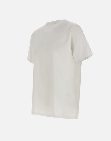 HERNO T-shirt  in jersey di cotone superfine WHITE Uomo 