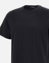 HERNO T-shirt in cotone superfine BLACK Uomo 
