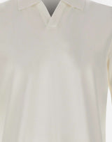 HERNO Polo con colletto aperto WHITE Uomo 