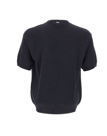 HERNO T-Shirt in maglia BLUE Uomo 