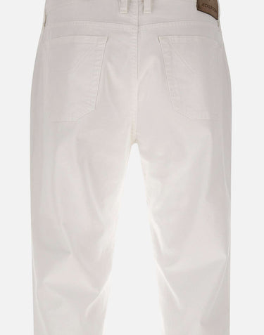 JECKERSON Pantaloni "John" in cotone WHITE Uomo 