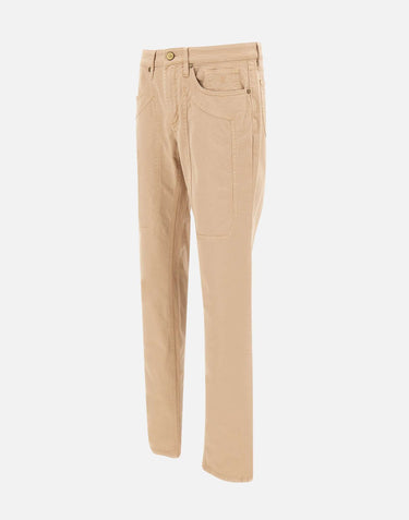 JECKERSON Pantaloni "John" in cotone BEIGE Uomo 