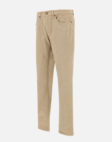 JECKERSON Pantaloni "John" in cotone BEIGE Uomo 