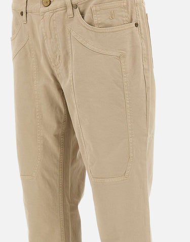 JECKERSON Pantaloni "John" in cotone BEIGE Uomo 