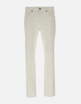 JECKERSON Pantaloni  "John" in gabardina di cotone WHITE Uomo 