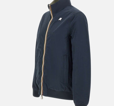 K-WAY Giacca "Arsene Cotton Double" BLUE Uomo 