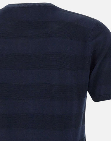 KANGRA T-shirt in cotone filato extrafine BLUE Uomo 