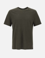 KANGRA T-shirt in cotone fiammato BROWN Uomo 