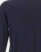 KANGRA Maglia in misto seta e cotone BLUE Uomo 
