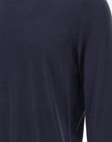KANGRA Maglia in misto seta e cotone BLUE Uomo 