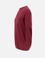 KANGRA Maglia a maniche corte in misto seta e cotone RED Uomo 