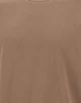 KANGRA Maglia in cotone a maniche corte BROWN Uomo 