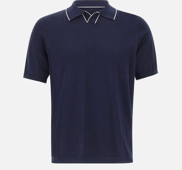 KANGRA Polo in cotone BLUE Uomo 