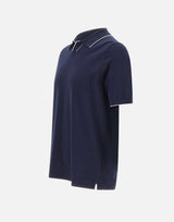 KANGRA Polo in cotone BLUE Uomo 