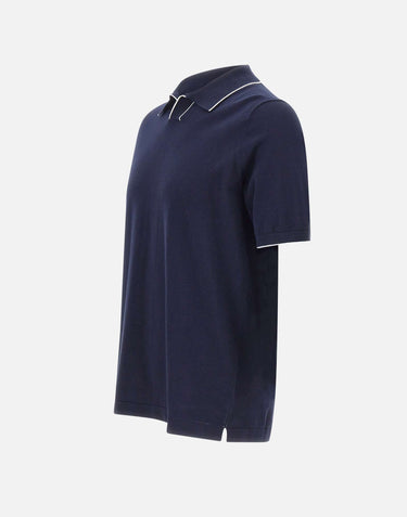 KANGRA Polo in cotone BLUE Uomo 