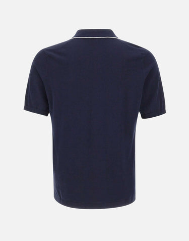KANGRA Polo in cotone BLUE Uomo 