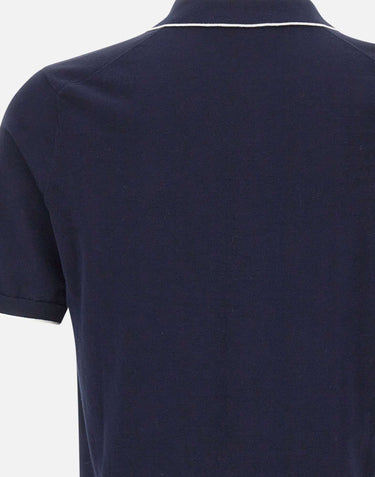 KANGRA Polo in cotone BLUE Uomo 