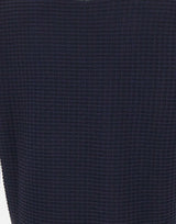 KANGRA Maglia girocollo in cotone punto alverare BLUE Uomo 