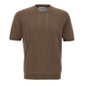 KANGRA Maglia a maniche corte in cotone BROWN Uomo 