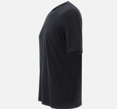 KANGRA Maglia a maniche corte in cotone BLACK Uomo 