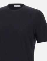 KANGRA Maglia a maniche corte in cotone BLACK Uomo 