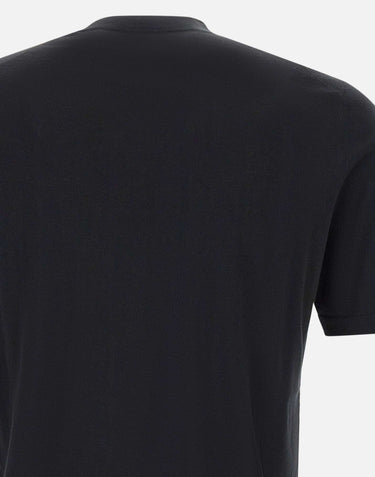 KANGRA Maglia a maniche corte in cotone BLACK Uomo 
