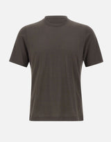 KANGRA Maglia a maniche corte in cotone BROWN Uomo 