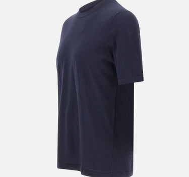 KANGRA Maglia a maniche corte in cotone BLUE Uomo 