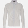 KANGRA Camicia in jersey piquet WHITE Uomo 