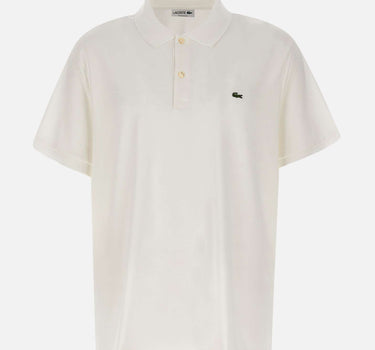 LACOSTE Polo in cotone WHITE Uomo 