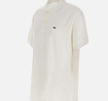 LACOSTE Polo in cotone WHITE Uomo 