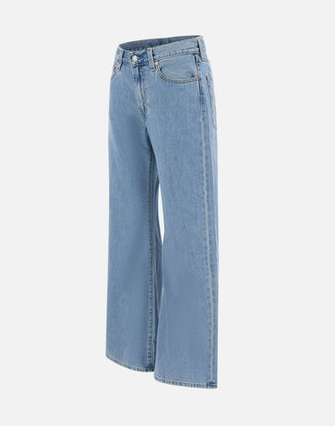 LEVI'S Jeans "Carve" Light Blue Donna 