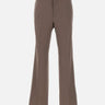 MANUEL RITZ Pantaloni chino in fresco lana stretch BROWN Uomo 