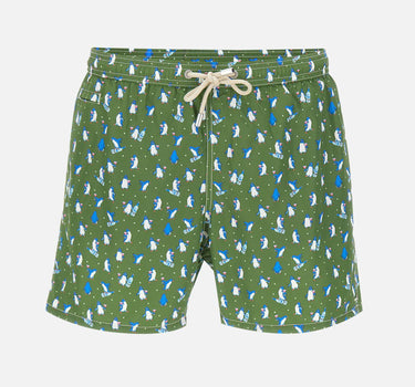 MC2 SAINT BARTH Costume "Lighting micro fantasy" GREEN Uomo 