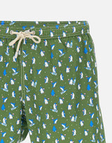 MC2 SAINT BARTH Costume "Lighting micro fantasy" GREEN Uomo 