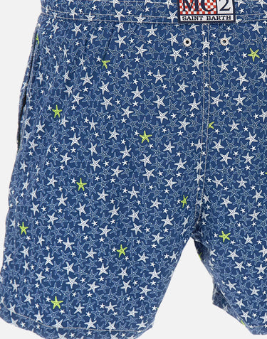 MC2 SAINT BARTH Costume "Lighting micro stretch" BLUE Uomo 