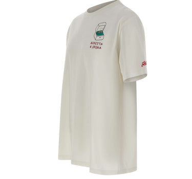 MC2 SAINT BARTH T-shirt "Aspetta Spera" WHITE Uomo 